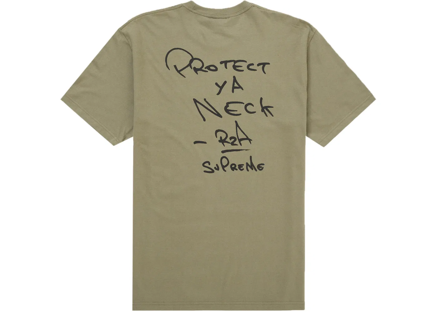 Мужская футболка с принтом RZA Supreme, Light Olive — фото 2