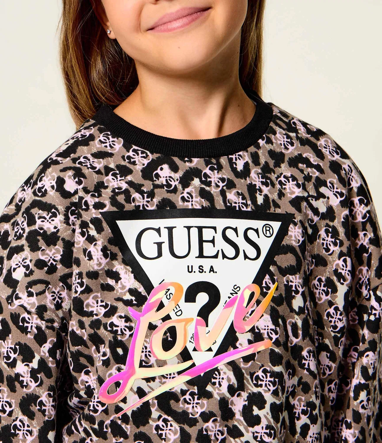 Свитшот Guess, Marrone — фото 4