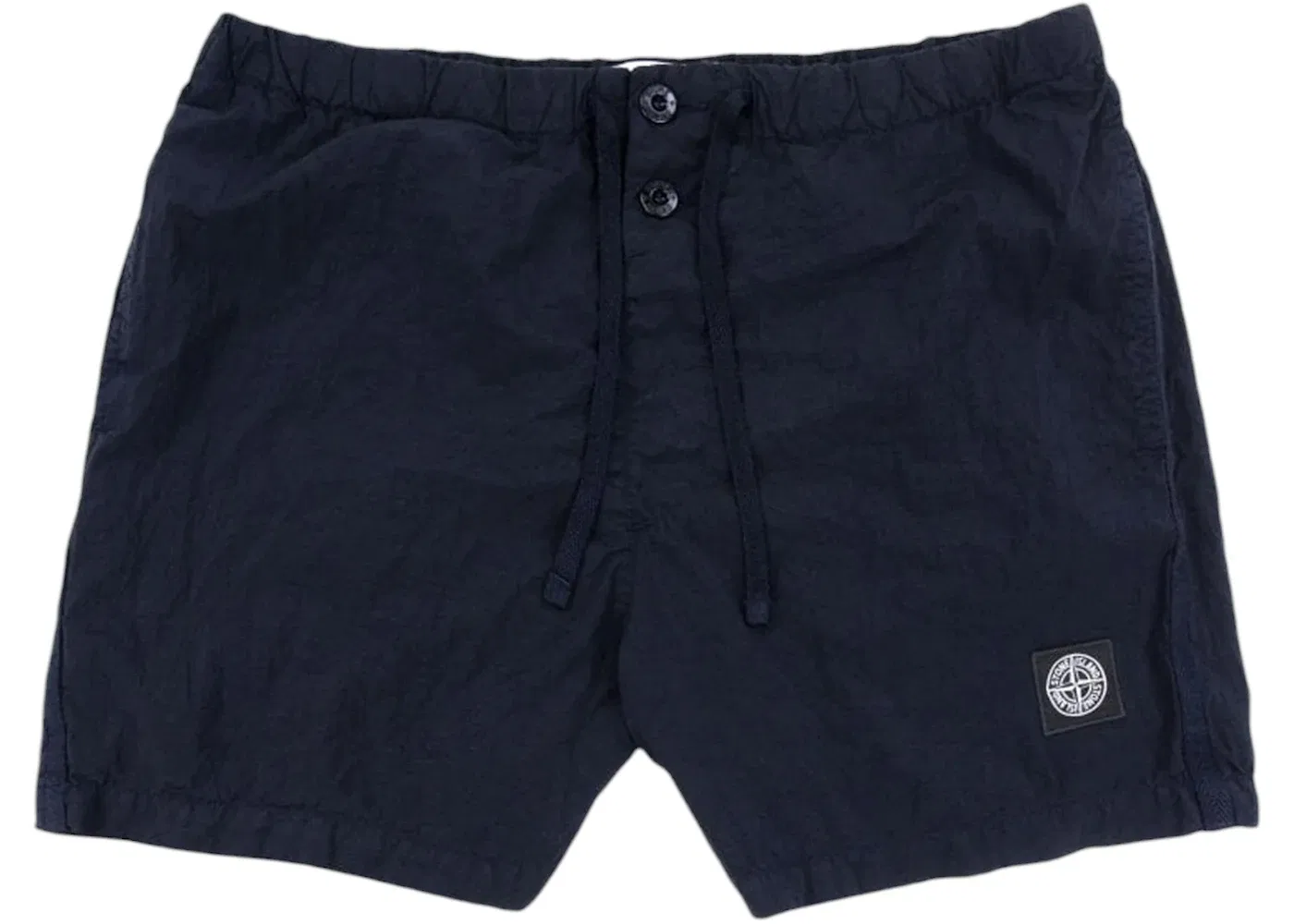 Мужские шорты с принтом Compass Logo Stone Island, Navy Blue