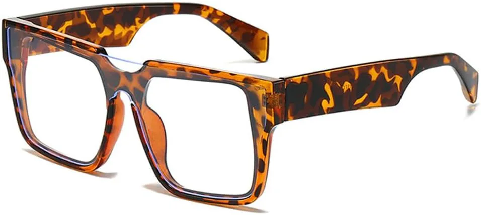 

Солнцезащитные очки UV400 с увеличенной панк-оправой и градиентной расцветкой для женщин и мужчин, для бега и занятий спортом на открытом воздухе UYPTK, Leopard