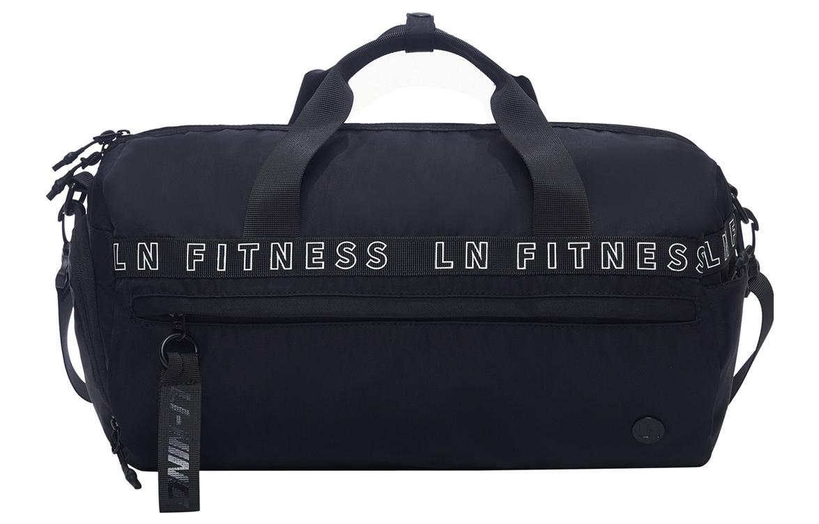 

Фитнес серия тканевая наплечная сумка, кроссбоди, сумка обычная унисекс black LINING, черный