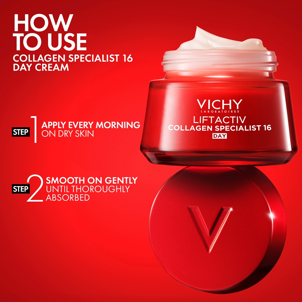 Крем для лица SPF VICHY Liftactiv коллагеновый специалист -дневный омолаживающий укрепляющий против морщин — фото 3