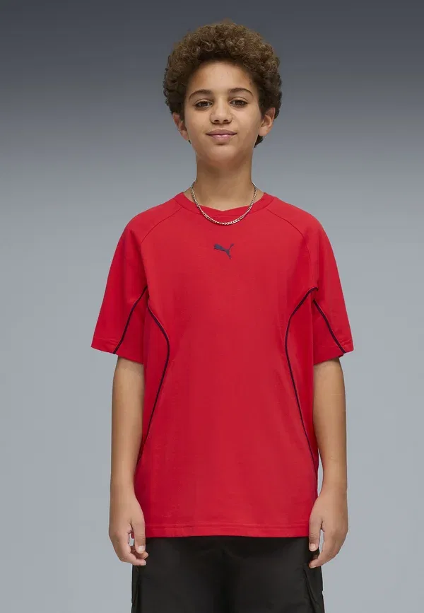 Футболка Puma Sport Relaxed Tee B Print, красный — фото 2