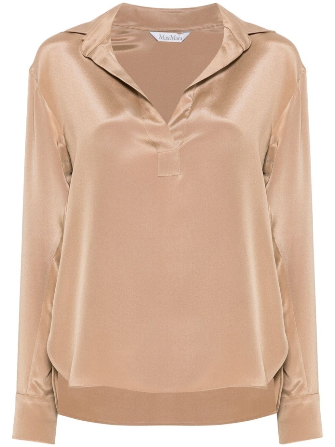 

Блузка Zanzero Max Mara, нейтральный цвет