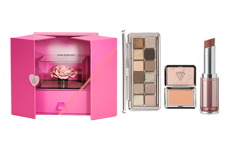 Консервированный цветок Timeless Box Limited Edition набор косметики тональная основа легко растушевывается натуральный 3CE — фото 2