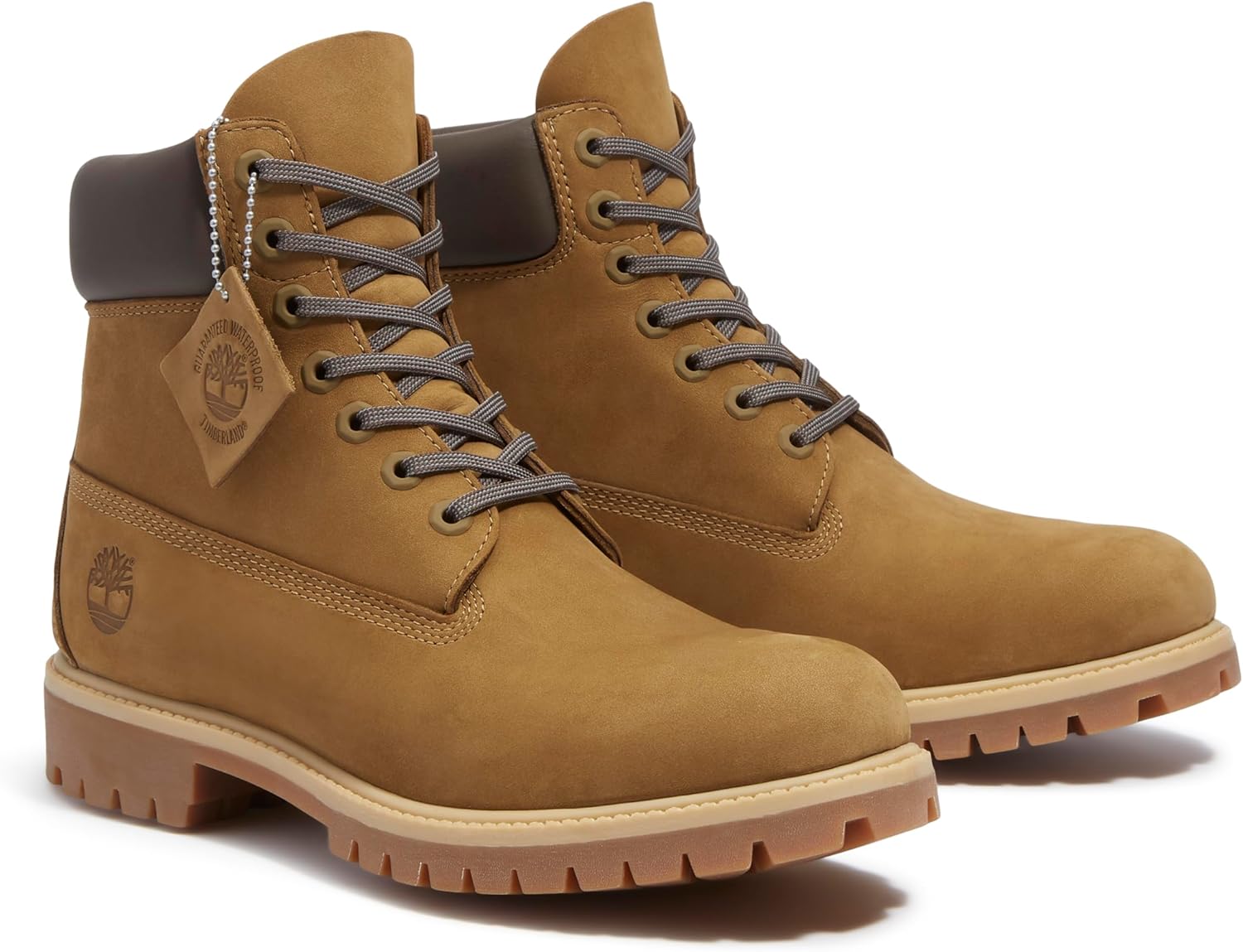 Мужские ботинки Timberland Premium 15 см водонепроницаемые, коричневый — фото 2
