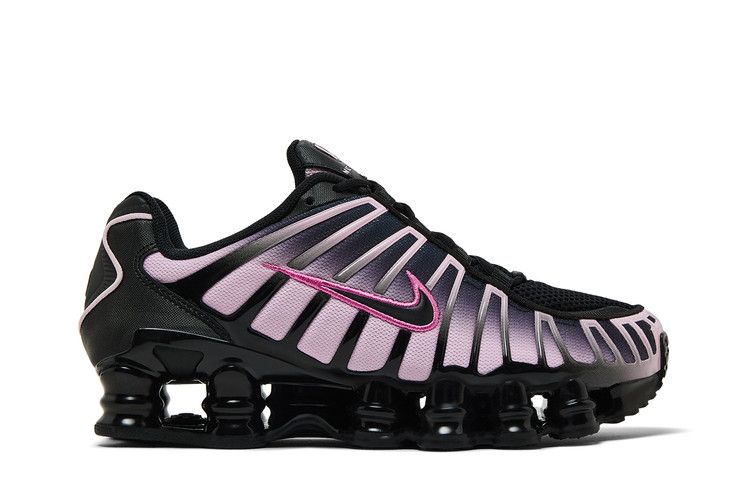 Кроссовки Nike Wmns Shox TL 'Black Playful Pink', розовый — фото 2