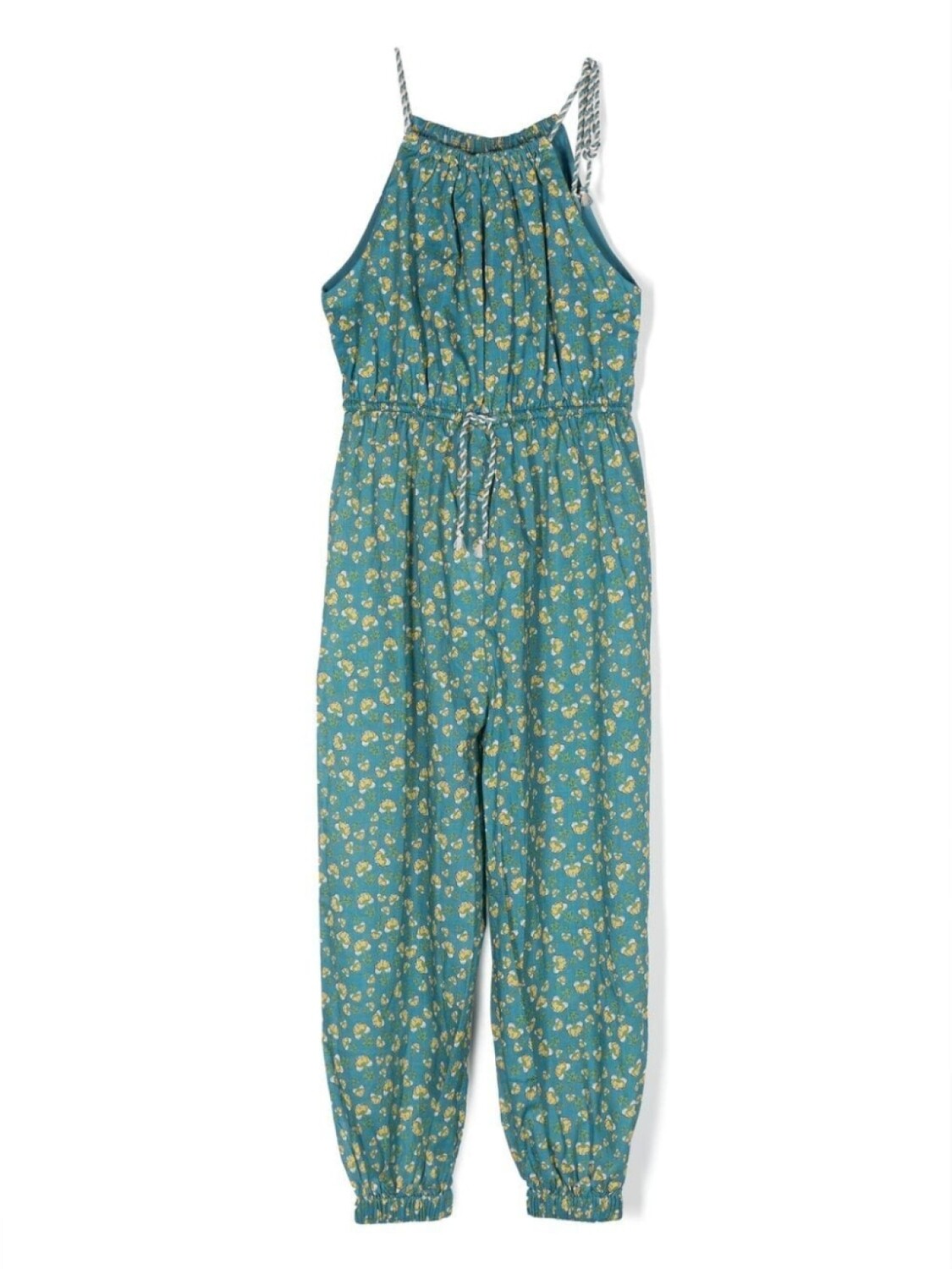

Комбинезон с цветочным принтом ZIMMERMANN Kids, синий