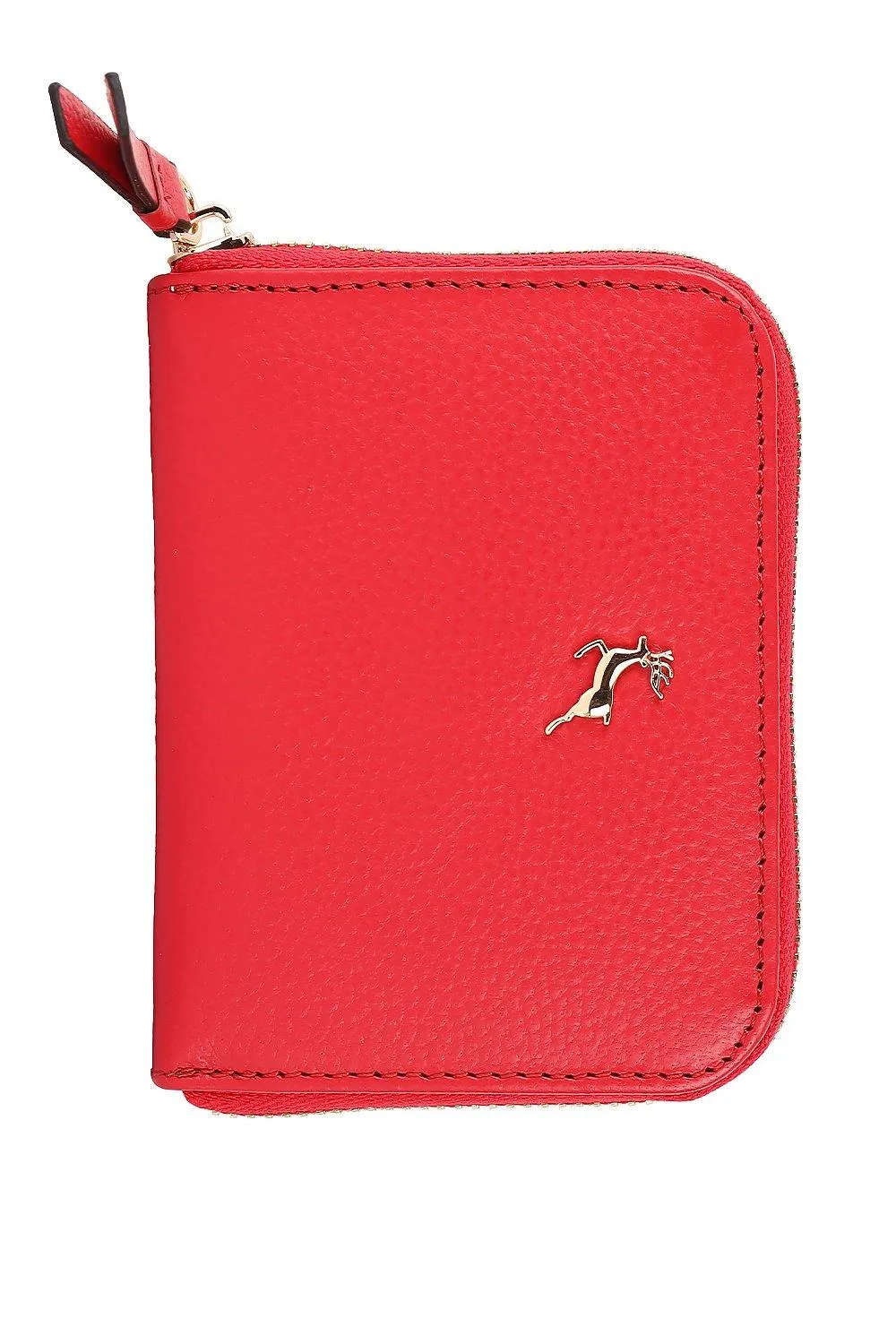 

Кошелек из натуральной кожи Mini X с RFID-защитой Ashwood Leather, красный