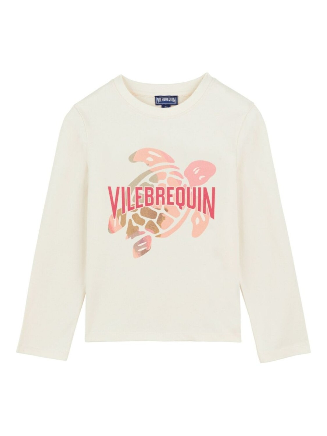

Футболка Vilebrequin Kids Landscape Turtles из органического хлопка, белый