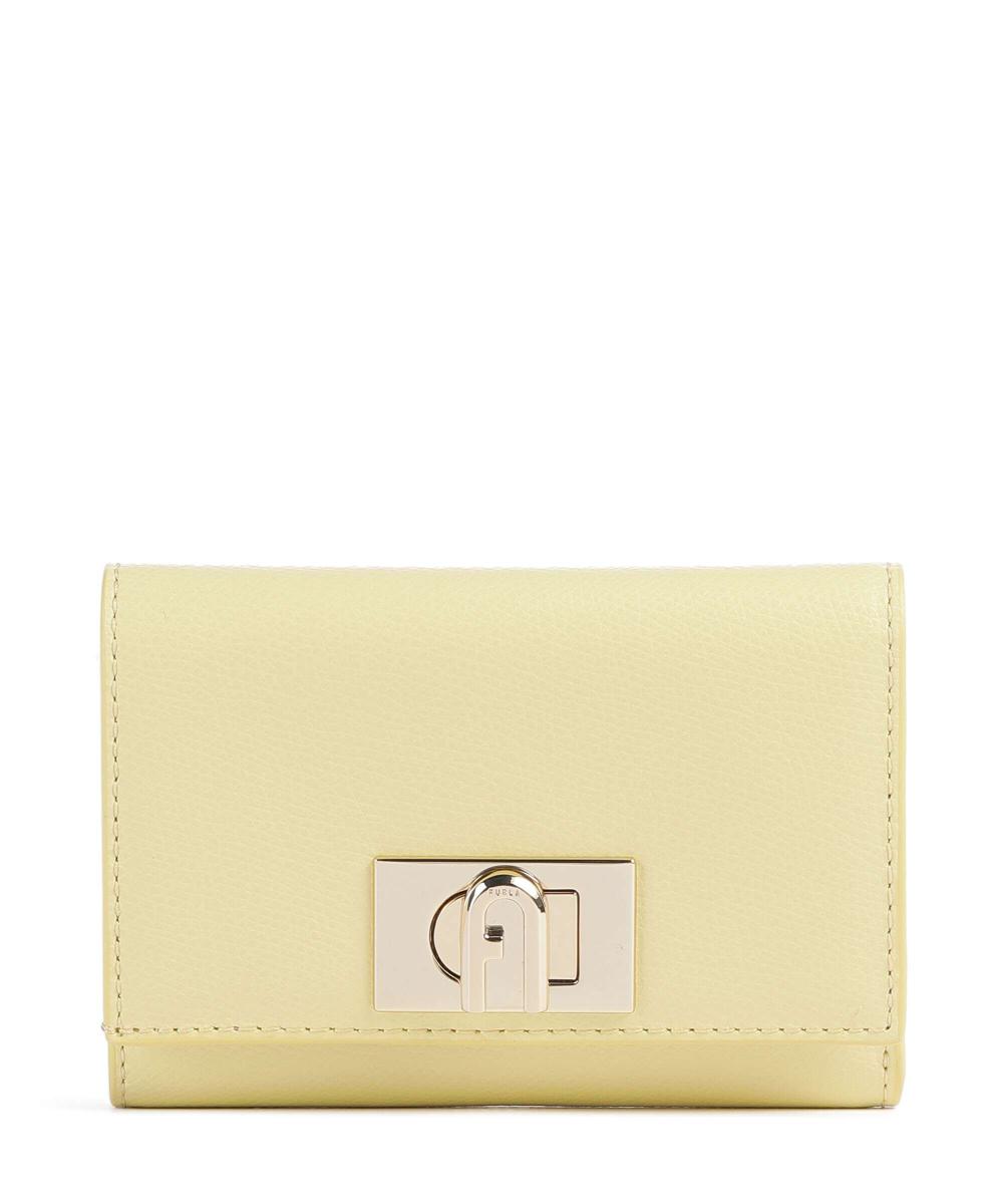 

1927 м кошелек из зернистой кожи Furla, желтый