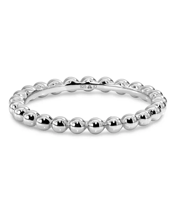 

Кольцо с шариком из бисера, стерлинговое серебро, размер Devata, silver