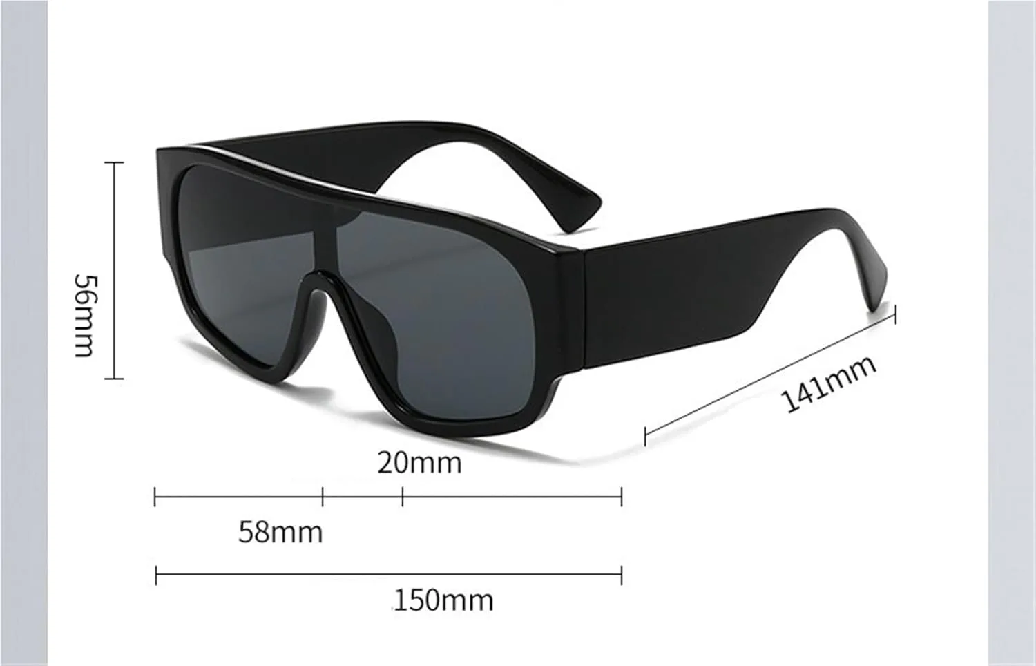 

Большие солнцезащитные очки для мужчин и женщин для активного отдыха на природе, для поездок на работу и отдыха, декоративные солнцезащитные очки Generic, Red