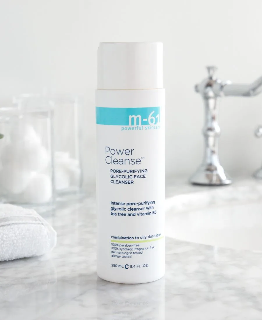 Крем для лица M-61 By Bluemercury — Очищающее средство для пор Power Cleanse с гликолевой кислотой, , None, 240 мл — фото 4