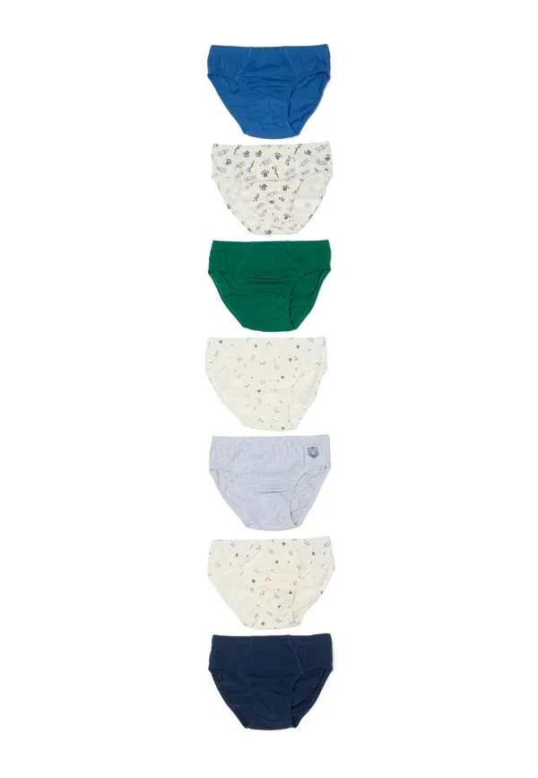 Трусы Ovs, Multipack 7 pack briefs, белый, синий, зеленый