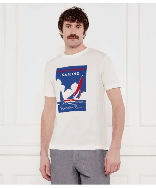 

Футболка Regular fit Gant, бежевый