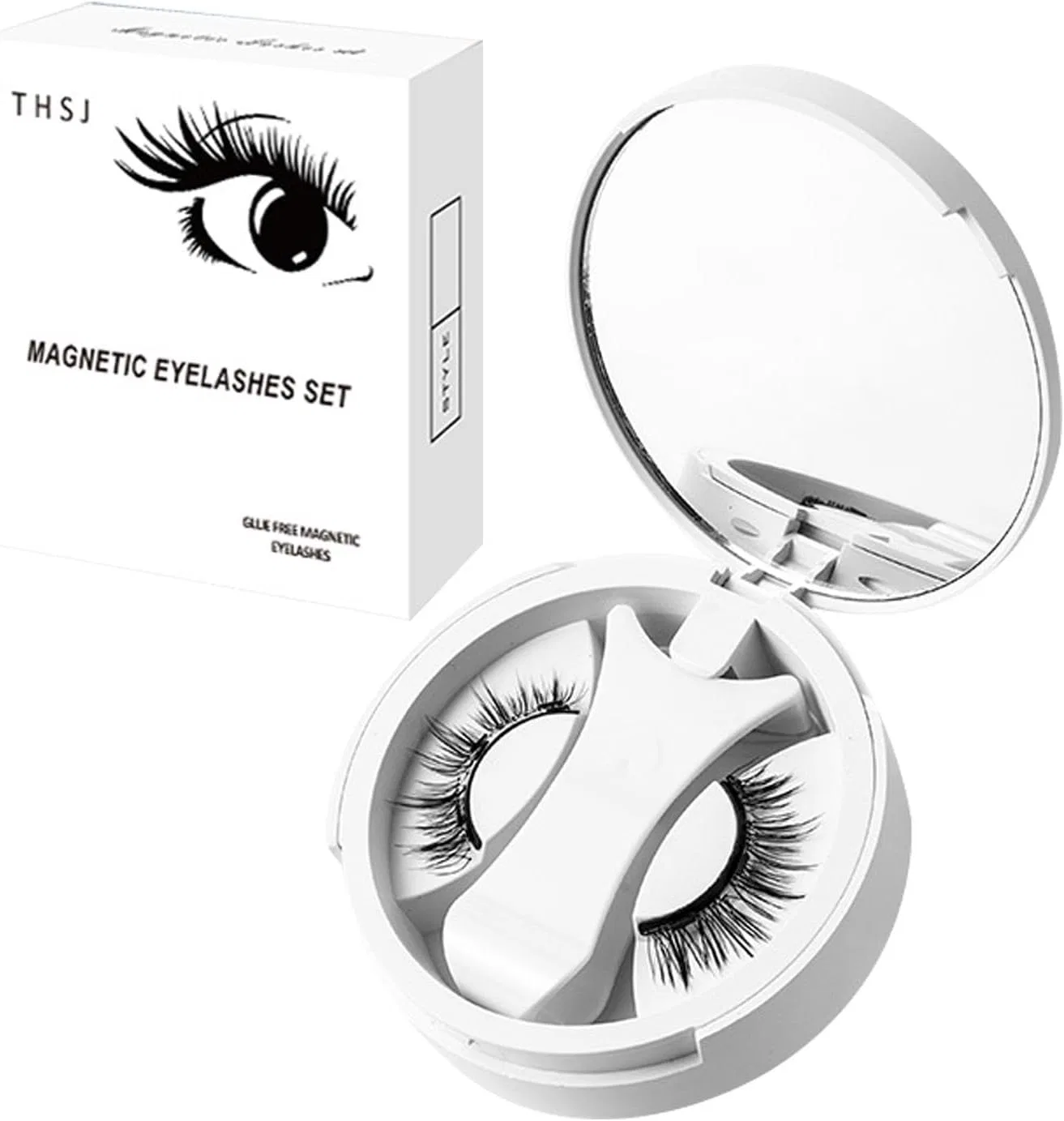 Магнитные ресницы Magnetic Lashes, набор 3 пары, EM12