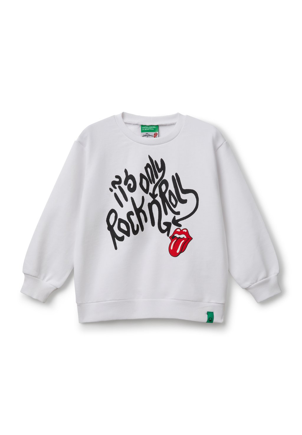 

Толстовка THE ROLLING STONES United Colors of Benetton, белый