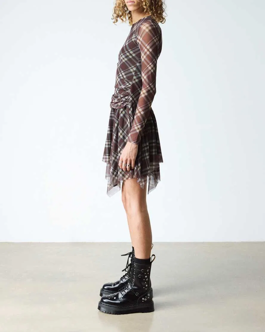 Ботинки на платформе из кожи Buttero с заклепками JADON HI Dr Martens, черный — фото 2