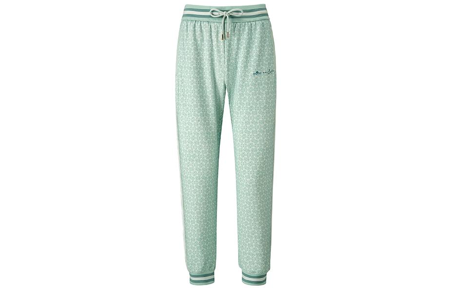 

Moose Knuckles X Li Ning вязаные спортивные штаны Unisex светло-прозрачный зеленый