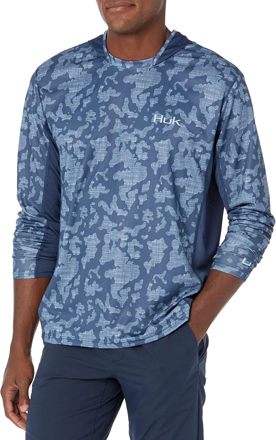 

Huk Men's Icon X Camo Hoodie | Длинный рукав, защита от солнца UPF 30+