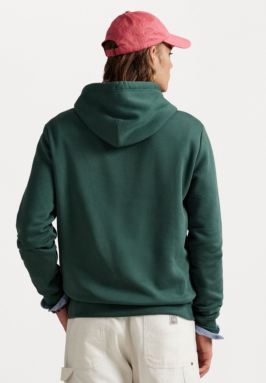 Худи Polo Ralph Lauren LOGO FLEECE HOODIE, Charter Green/Green — фото 3