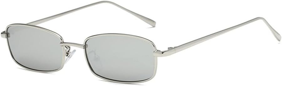 

Солнцезащитные очки UV400 с защитой от УФ-излучения — металлические конфетные цвета, маленькая оправа, подходят для женщин и мужчин, для бега и занятий спортом на открытом воздухе UYPTK, C5 Gold-grey