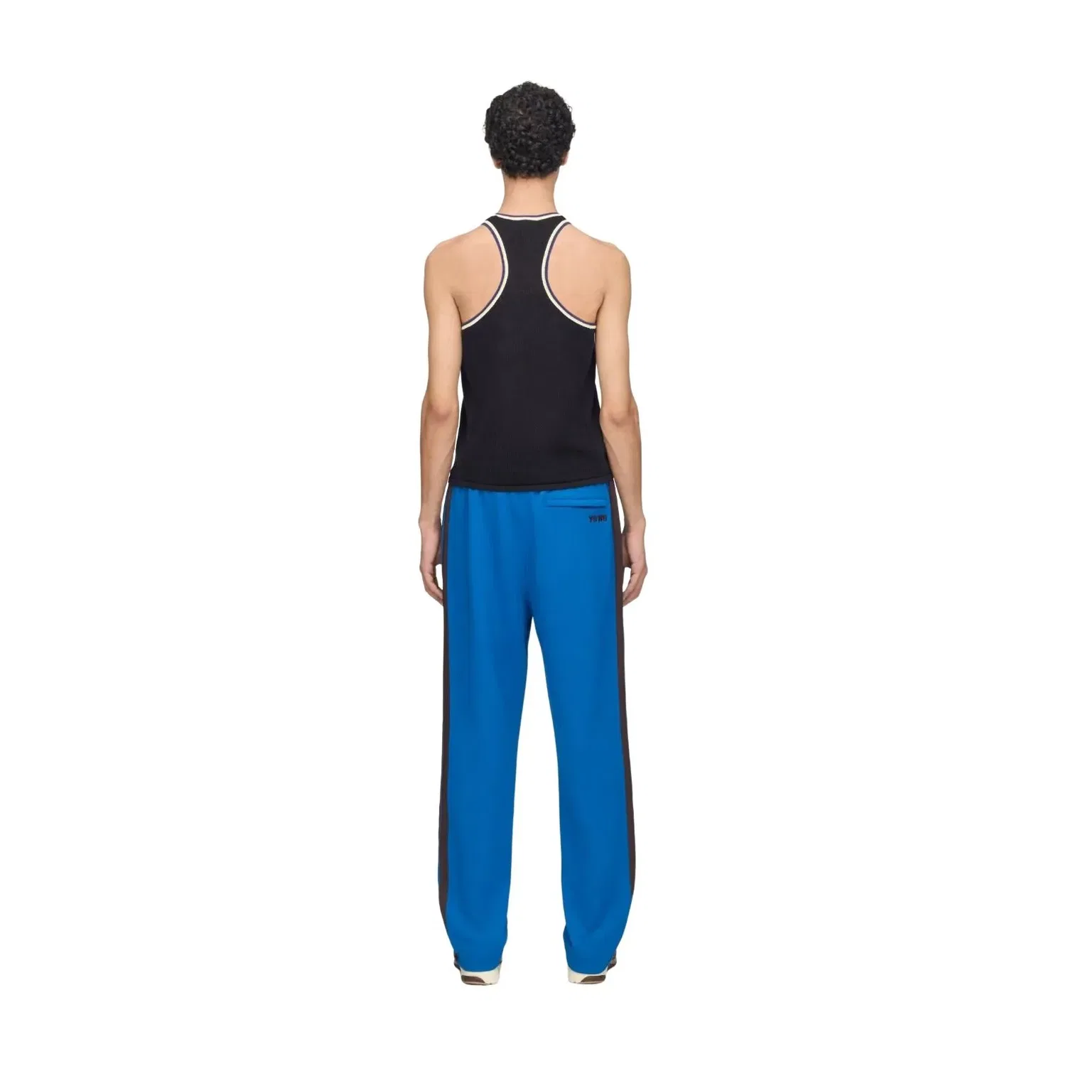 Брюки Adidas x Wales Bonner x Y3 End Pant 'Lush Blue' KS3972, синий — фото 4