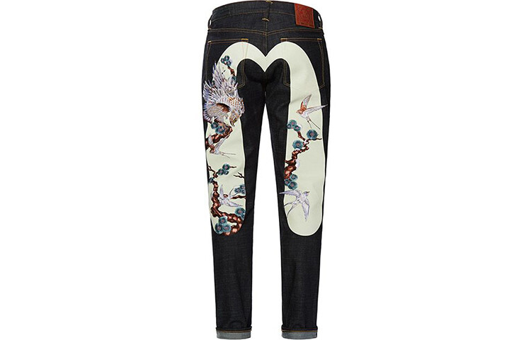

Джинсы мужские деним синие Evisu, синий
