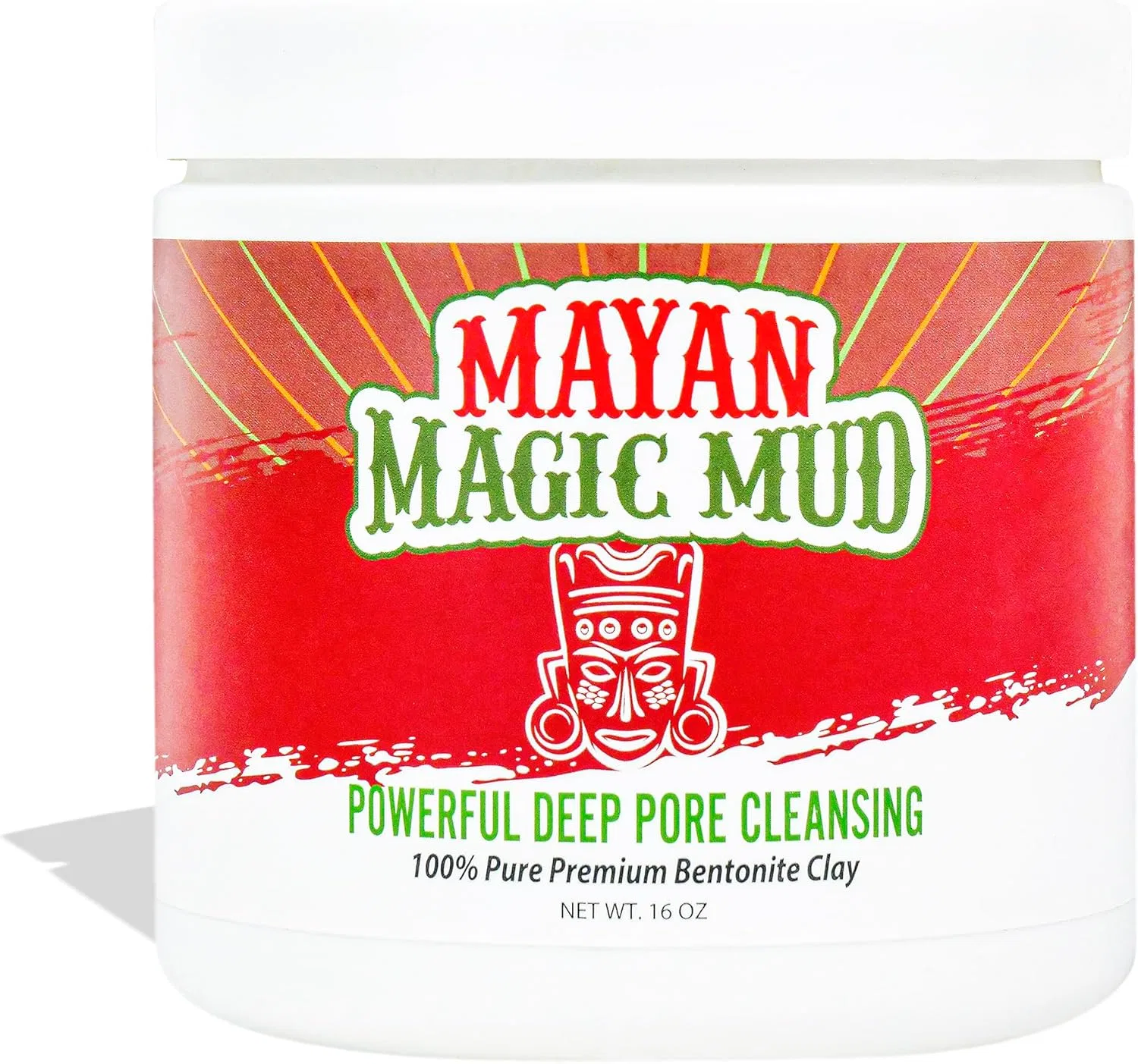Маска для лица Mayan Magic Mud — Глиняная очищающая на основе бентонитовой глины, 454 г