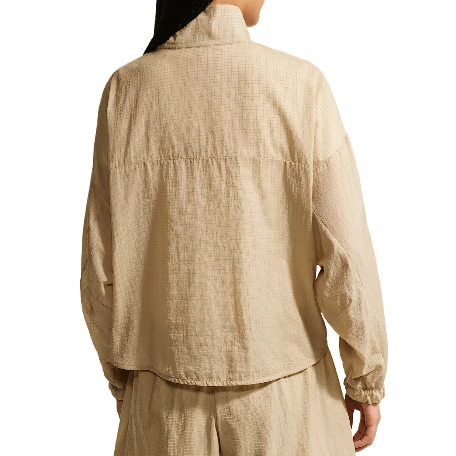 Куртка женская Flax/Flax, воротник-стойка, средняя посадка Nike — фото 3