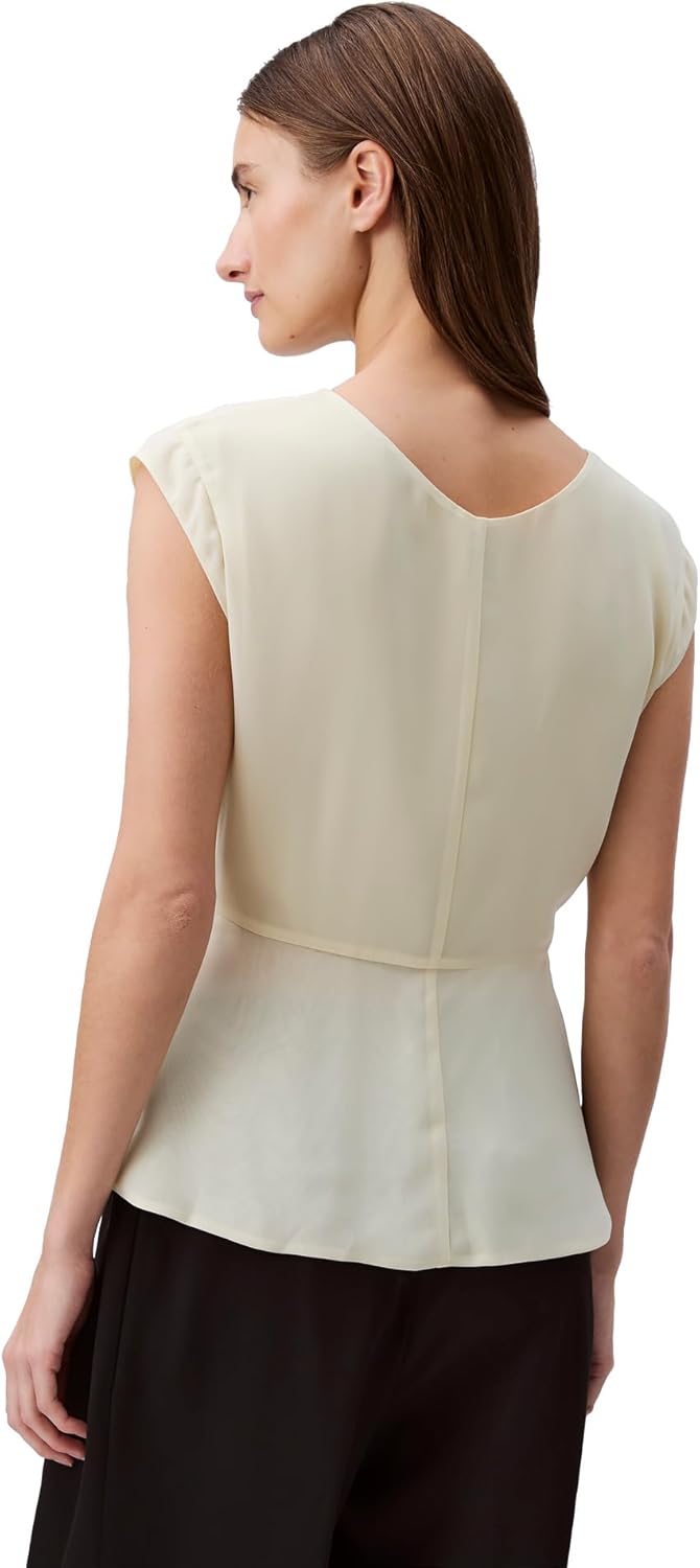 

Женская шифоновая блузка с перекрученным передом от Calvin Klein Jeans, Hay