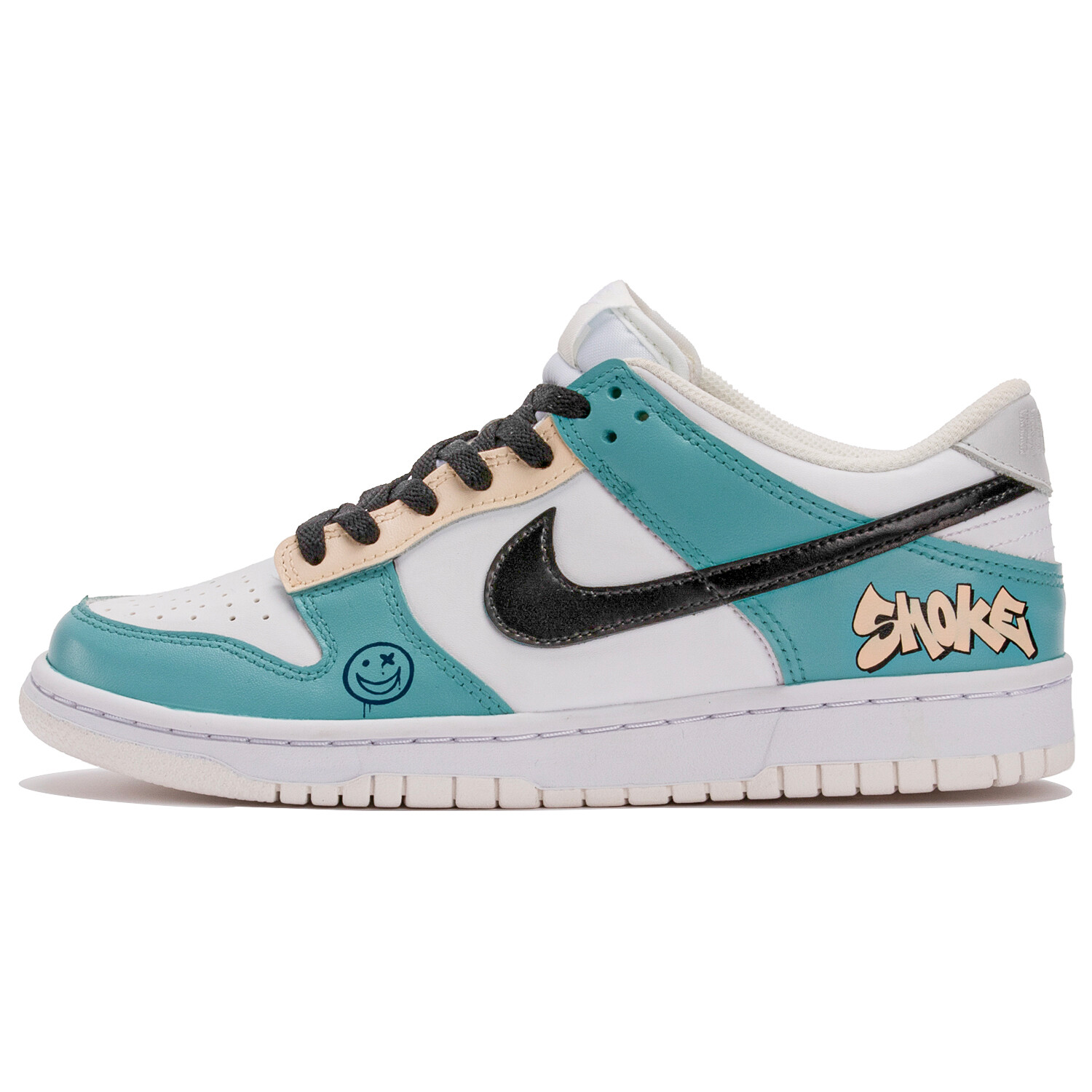 

Кроссовки Nike Dunk Skateboarding Shoes Women's Low-top Blue/Yellow, синий/желтый