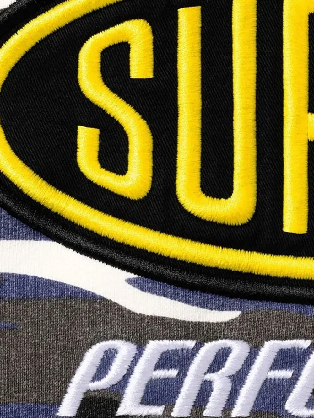 Толстовка на молнии с камуфляжным принтом Supreme, синий — фото 2