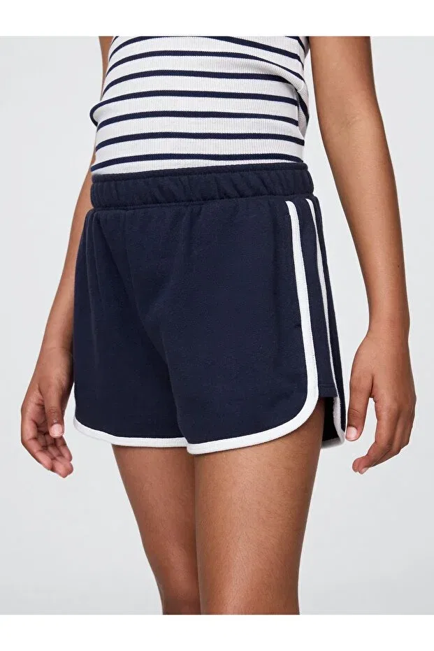 Детские шорты для девочек хлопковые Gap, Navy Blue — фото 2