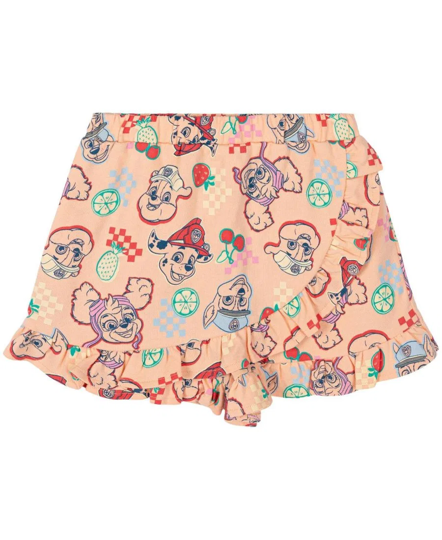 Комплект из футболки и юбки-шорт с принтом Skye Paw Patrol, Mint Green Peach Skye — фото 3