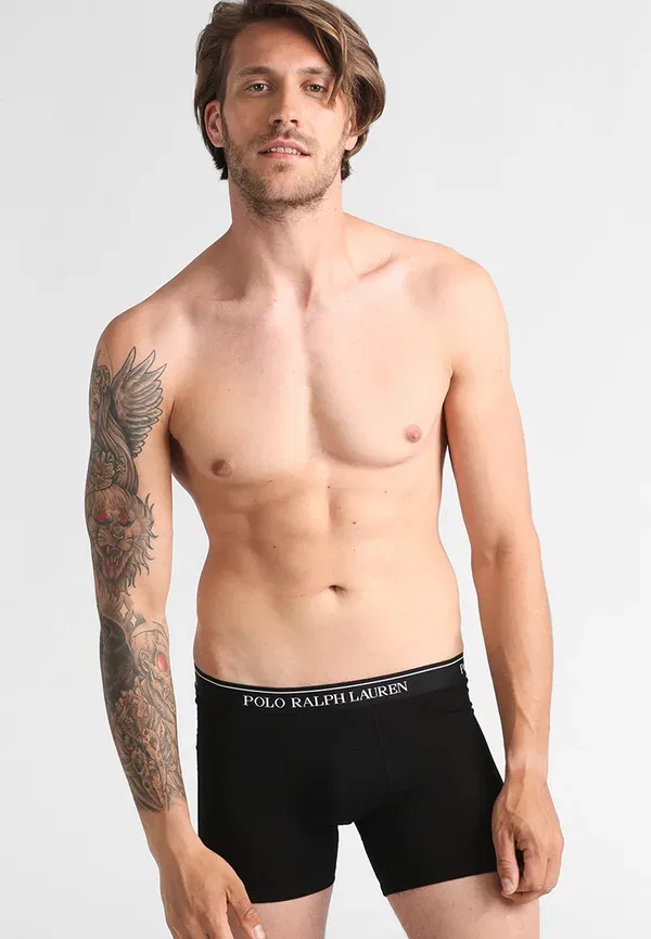 Комплект из 3 трусов, хлопок, Polo Ralph Lauren, Polo Black, черный