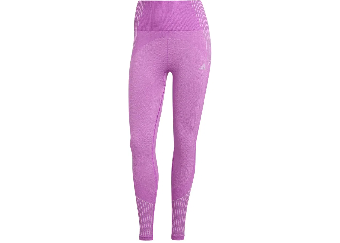Женские лосины 7/8 бесшовные Leggings Adidas, Purple Burst