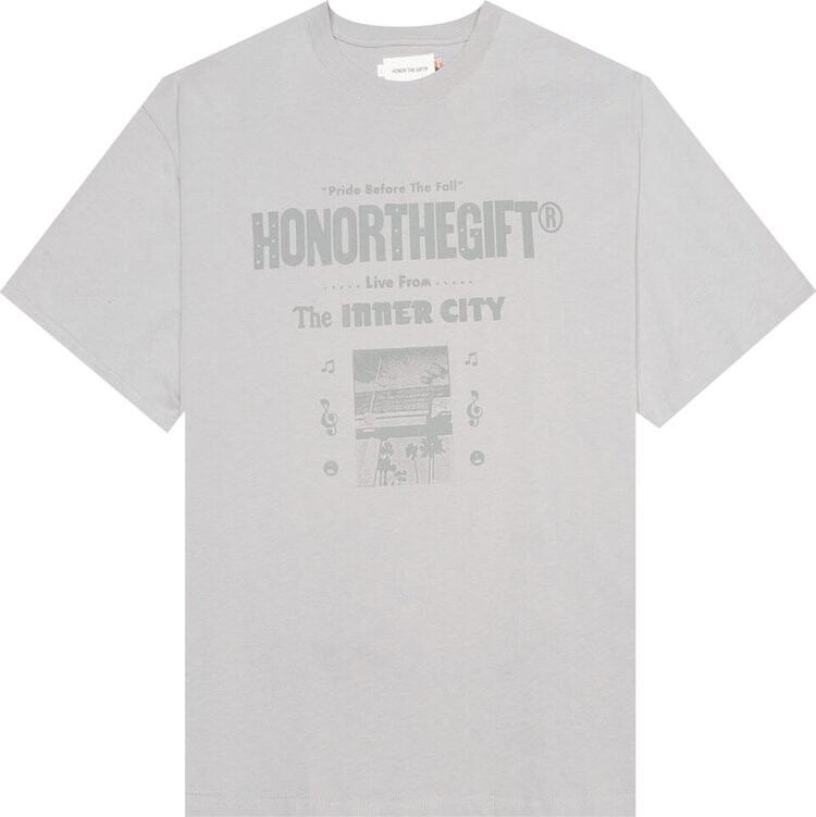 

Футболка Honor The Gift Stereo Short-Sleeve Tee 'Stone', серый