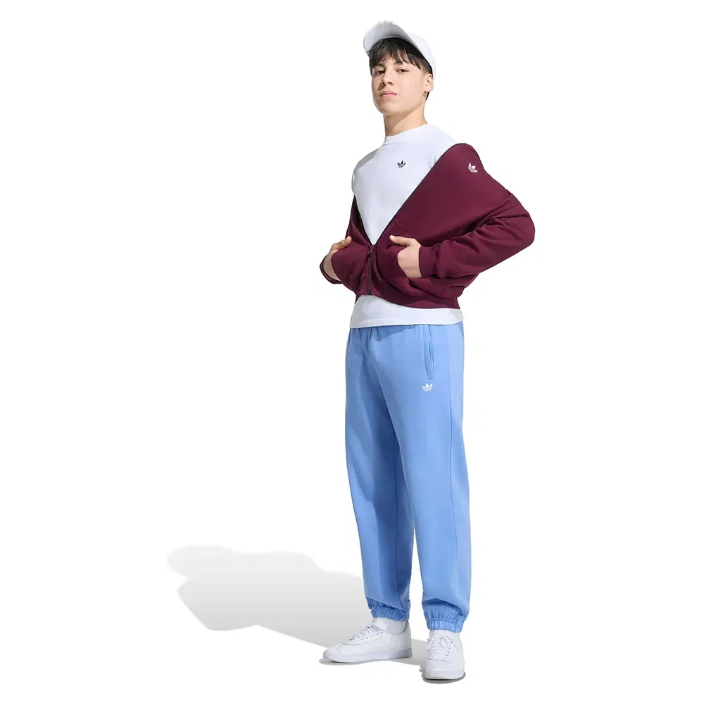Брюки Oversized Fleece Adidas Originals, синий — фото 4