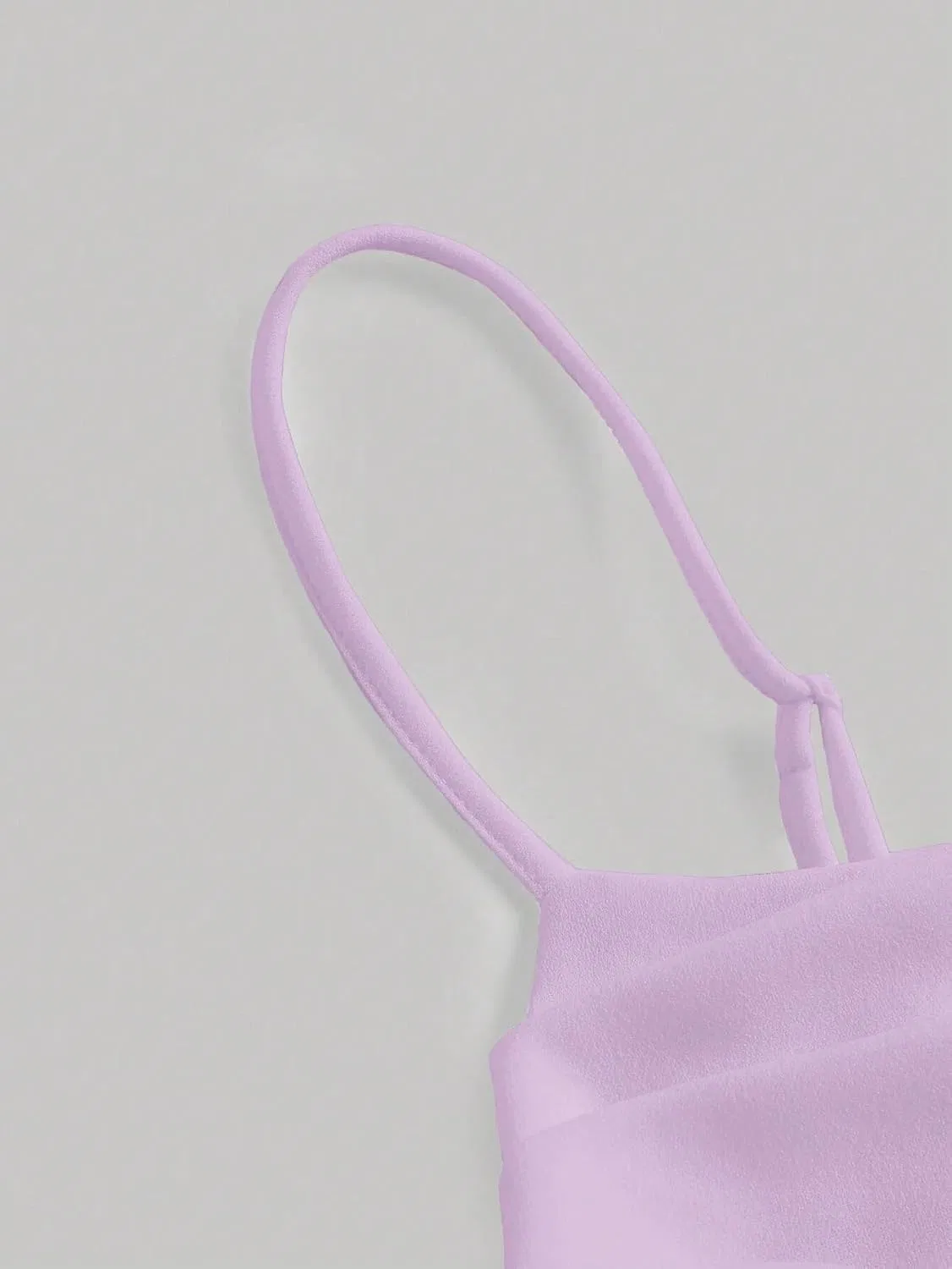 Женское элегантное платье-комбинация на бретелях с открытой спиной, Mauve Purple — фото 4