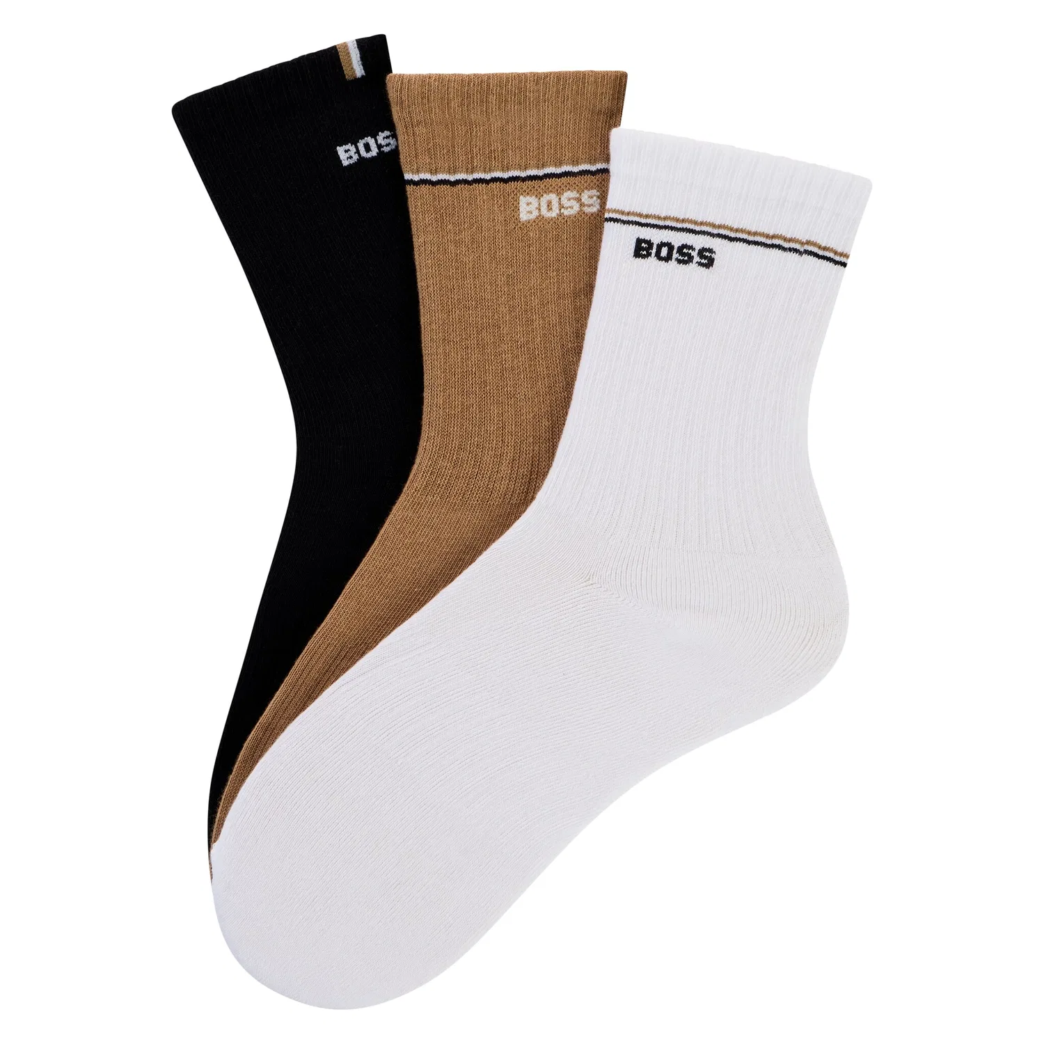 Женские носки с контрастными деталями 3 пары BOSS, Open Miscellaneous — фото 2