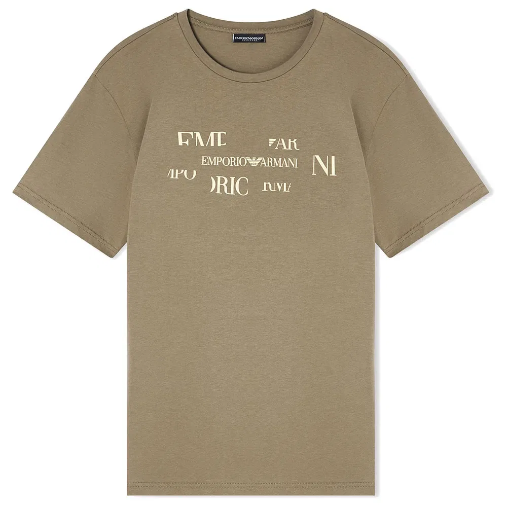 Футболка с коротким рукавом EM000574 Emporio Armani, зеленый