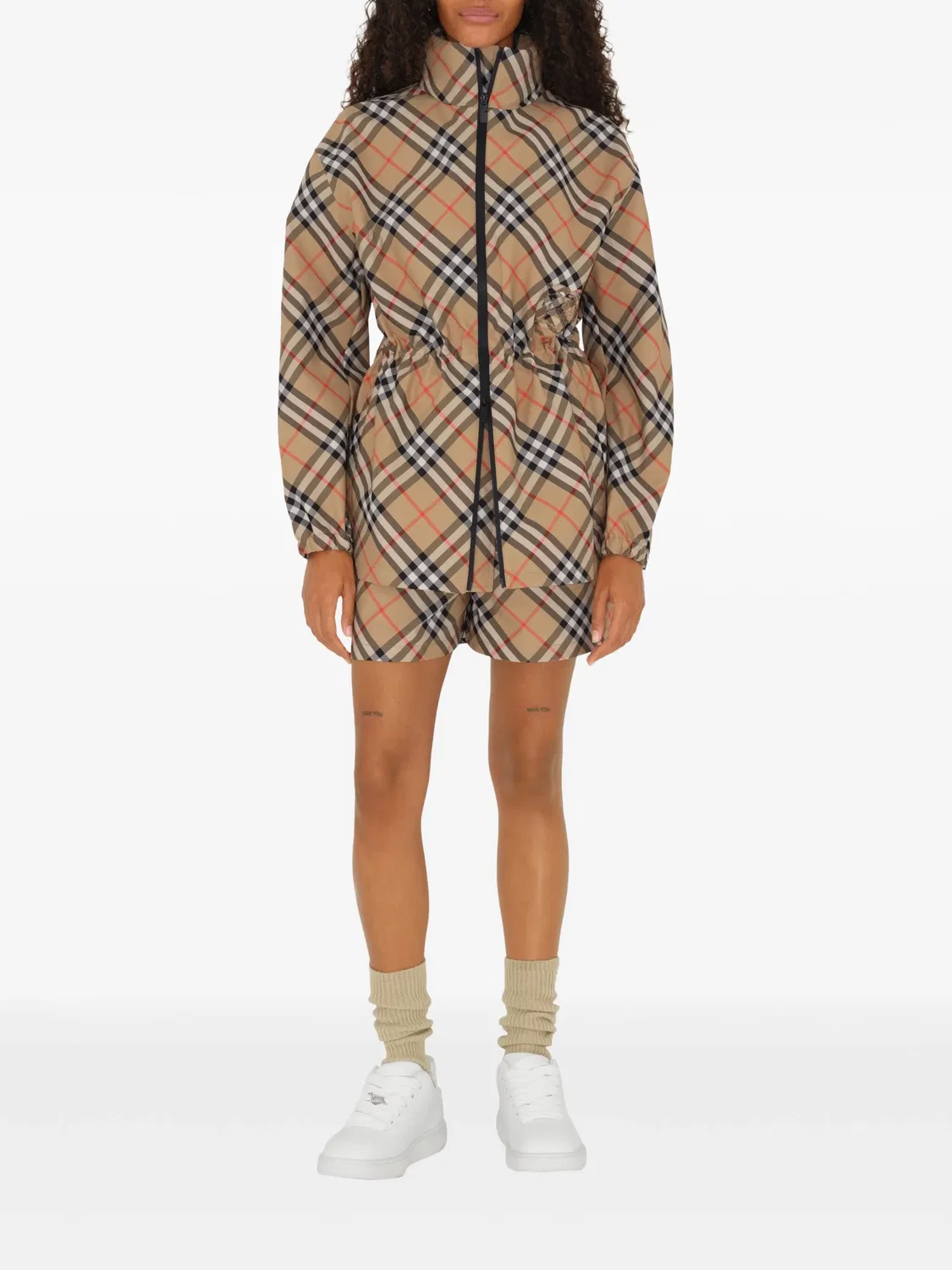Куртка с молнией Burberry, бежевый — фото 4
