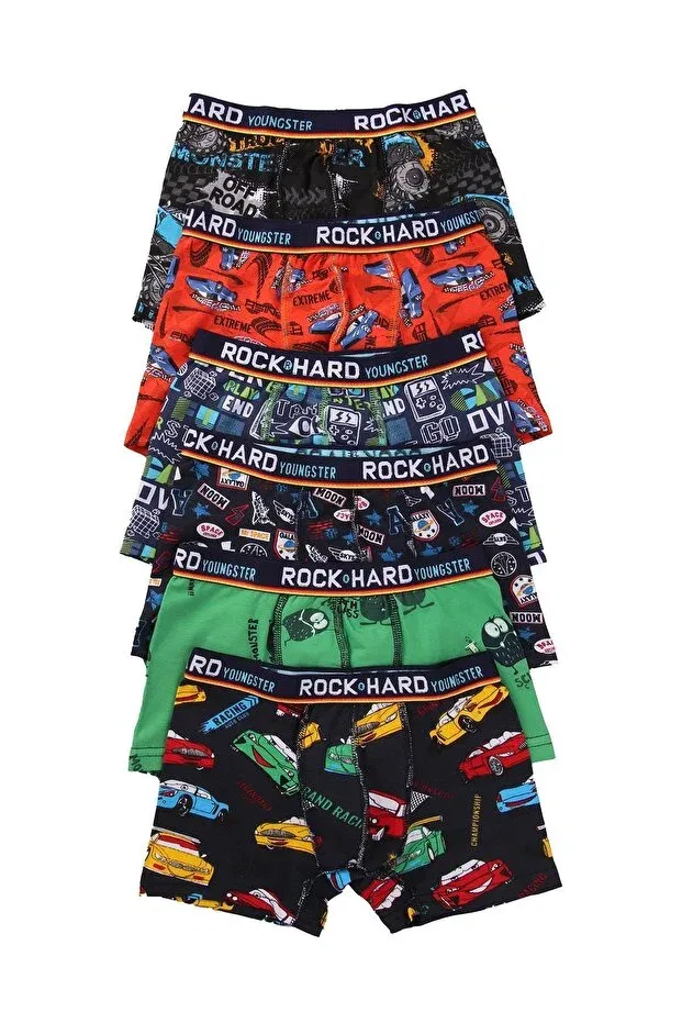 Детские боксеры для мальчиков с принтом Domikids, Mixed Multicolored