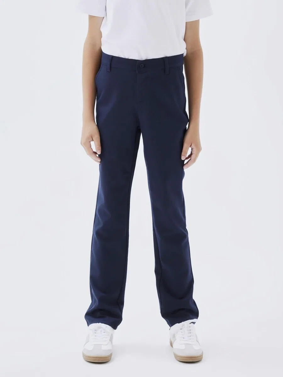 Брюки NAME IT Regular Pants 'NKMRIRAMEL' цвета морской синевы — фото 3