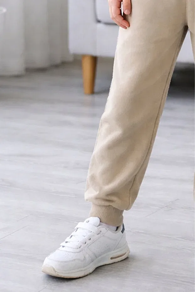 Детские спортивные штаны для девочек хлопковые Basics Myada, Gray — фото 2