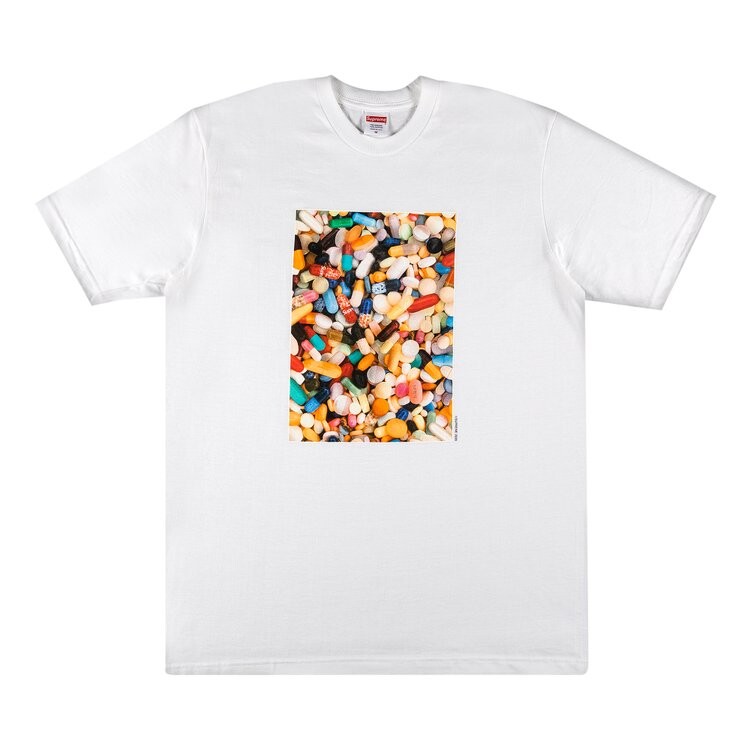 

Футболка Supreme Pills Tee 'White', белый