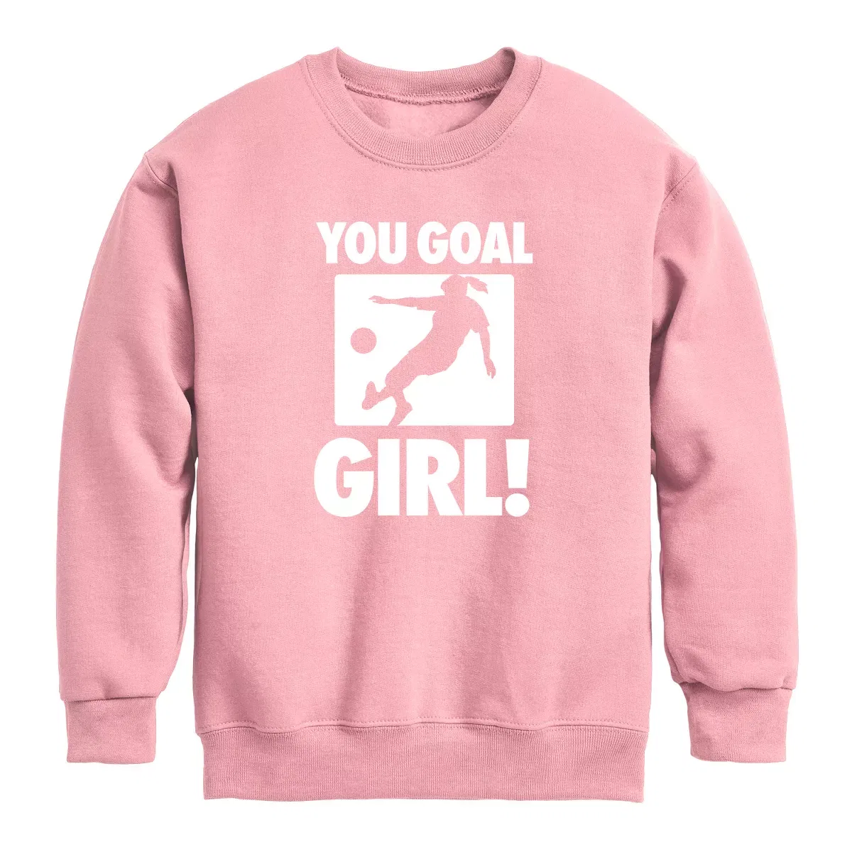 Детское платье-свитшот из флиса с принтом You Go Girl Instant Message, Mauve
