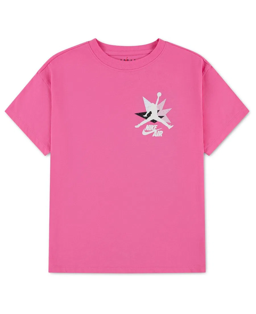 Футболка с принтом Boxy Flight Jordan, Gym Pink